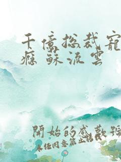 千亿总裁宠妻上瘾 苏流云