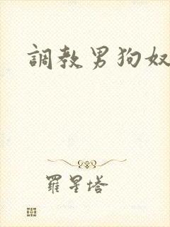 调教男狗奴小说
