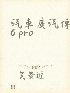 汽车广汽传祺m6 pro