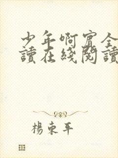 少年啊宾全文阅读在线阅读