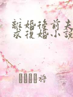离婚后前夫哭着求复婚小说在线阅读免费