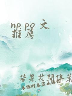 np po 文推荐