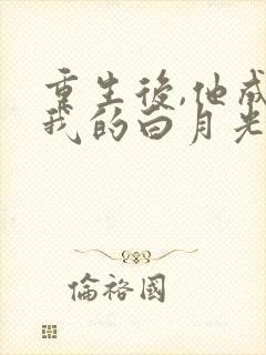 重生后,他成了我的白月光手机版