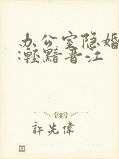 办公室隐婚作者:轻黯晋江