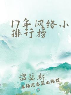 17年网络小说排行榜