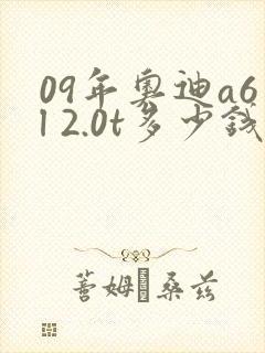 09年奥迪a6l 2.0t多少钱
