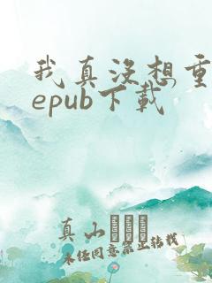 我真没想重生啊epub下载