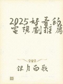2025好看的电视剧推荐几部 前十名