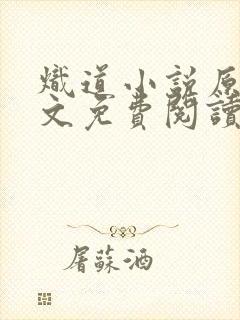 炽道小说原著全文免费阅读