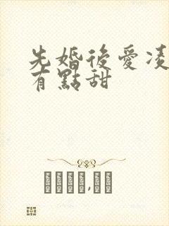 先婚后爱凌总追有点甜