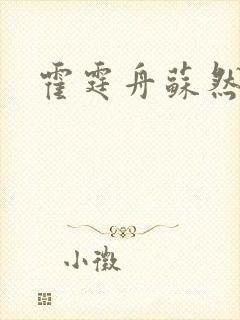 霍霆舟苏然叶南