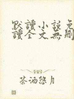 默读小说免费阅读全文无删减 默读小说免费阅读全文无删减