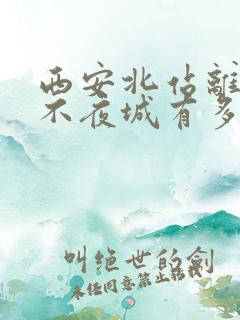 西安北站离大唐不夜城有多远
