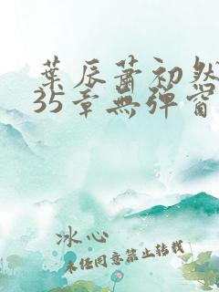 叶辰萧初然9935章无弹窗 叶辰萧初然9935章无弹窗