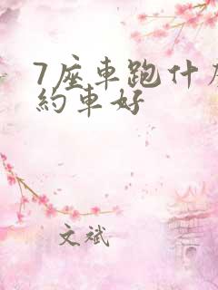 7座车跑什么网约车好