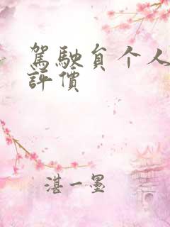 驾驶员个人自我评价