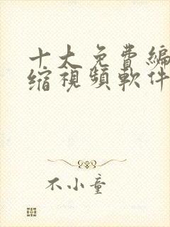 十大免费编辑压缩视频软件