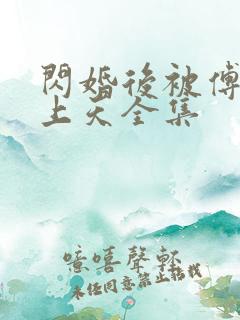 闪婚后被傅爷宠上天全集