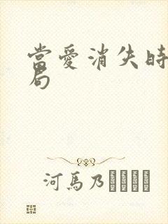 当爱消失时大结局