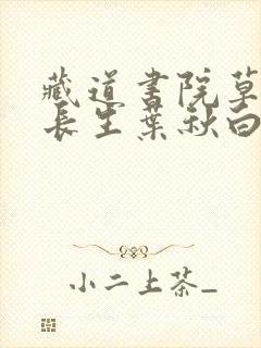 藏道书院草堂陆长生叶秋白小说