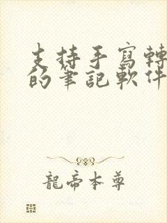 支持手写转文字的笔记软件 支持手写转文字的笔记软件