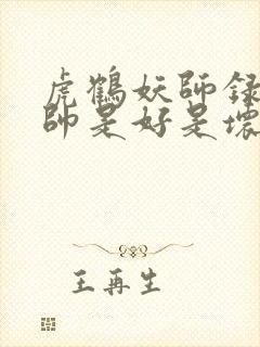 虎鹤妖师录大师帅是好是坏