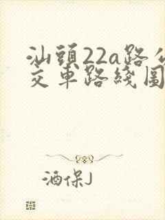 汕头22a路公交车路线图