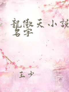 龙傲天小说主角名字 龙傲天小说主角名字