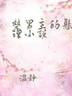 双男主的悬疑推理小说