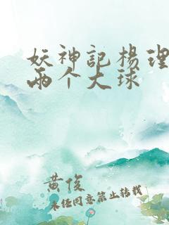 妖神记杨理事的两个大球