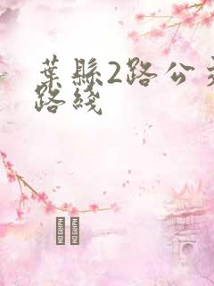 叶县2路公交车路线