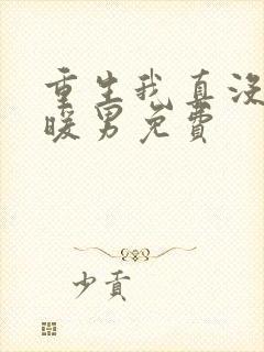 重生我真没想当暖男免费