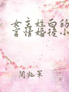 女主姓白的现代言情婚后小说