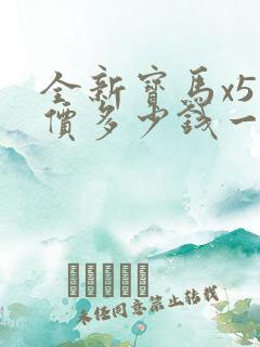 全新宝马x5报价多少钱一台