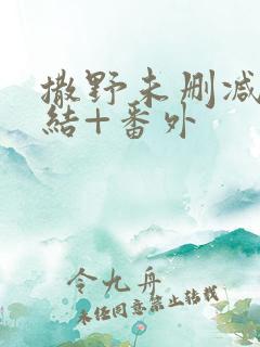 撒野未删减版完结+番外
