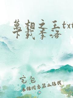 万相之王txt下载李洛