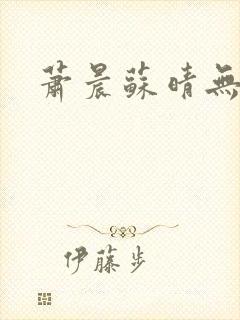 萧晨苏晴无弹窗