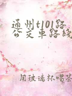 通州t101路公交车路线