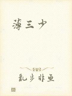薄三少