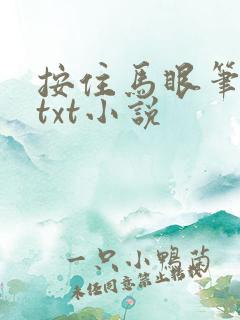 按住马眼笔趣阁txt小说