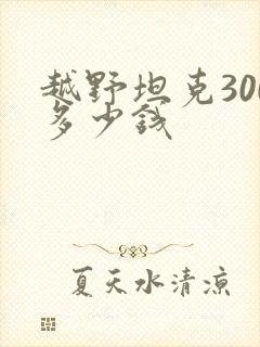 越野坦克300多少钱