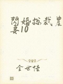 闪婚总裁农村甜妻10