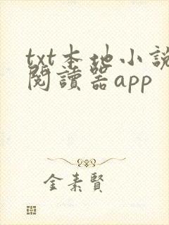 txt本地小说阅读器app
