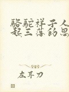 骆驼祥子人生三起三落的思维导图