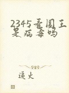 2345看图王是病毒吗