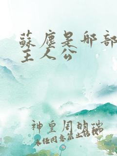 苏尘是哪部小说主人公