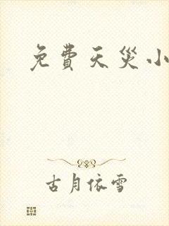 免费天灾小说