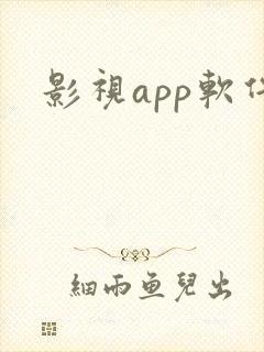 影视app软件