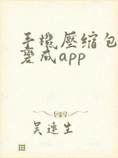 手机压缩包怎么变成app