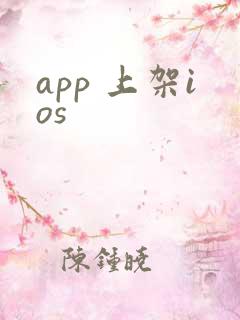 app 上架ios